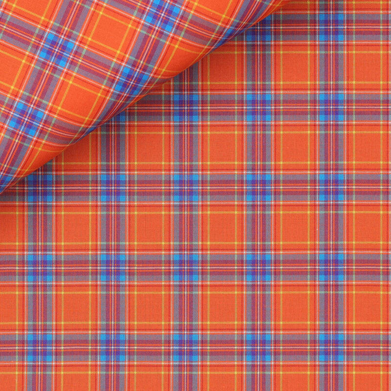 Zephir Check Pattern Orange