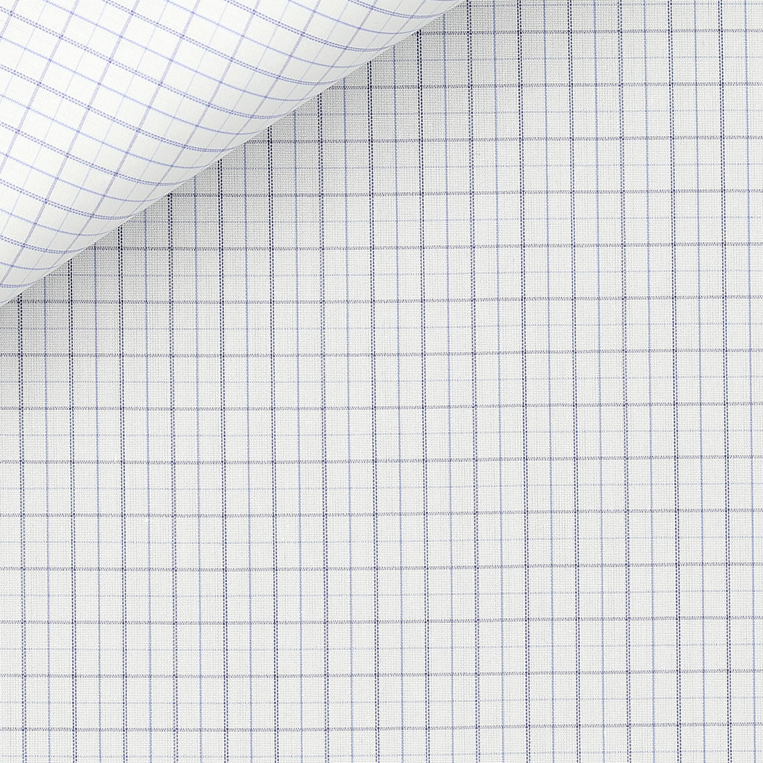 Poplin Check Pattern Blue