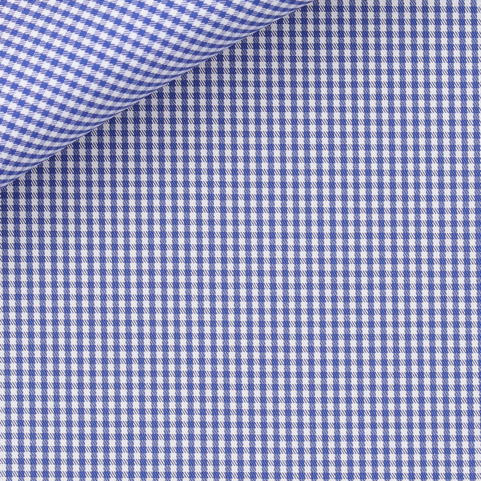 Twill Check Pattern Blue