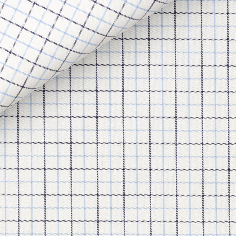 Twill Check Pattern Blue