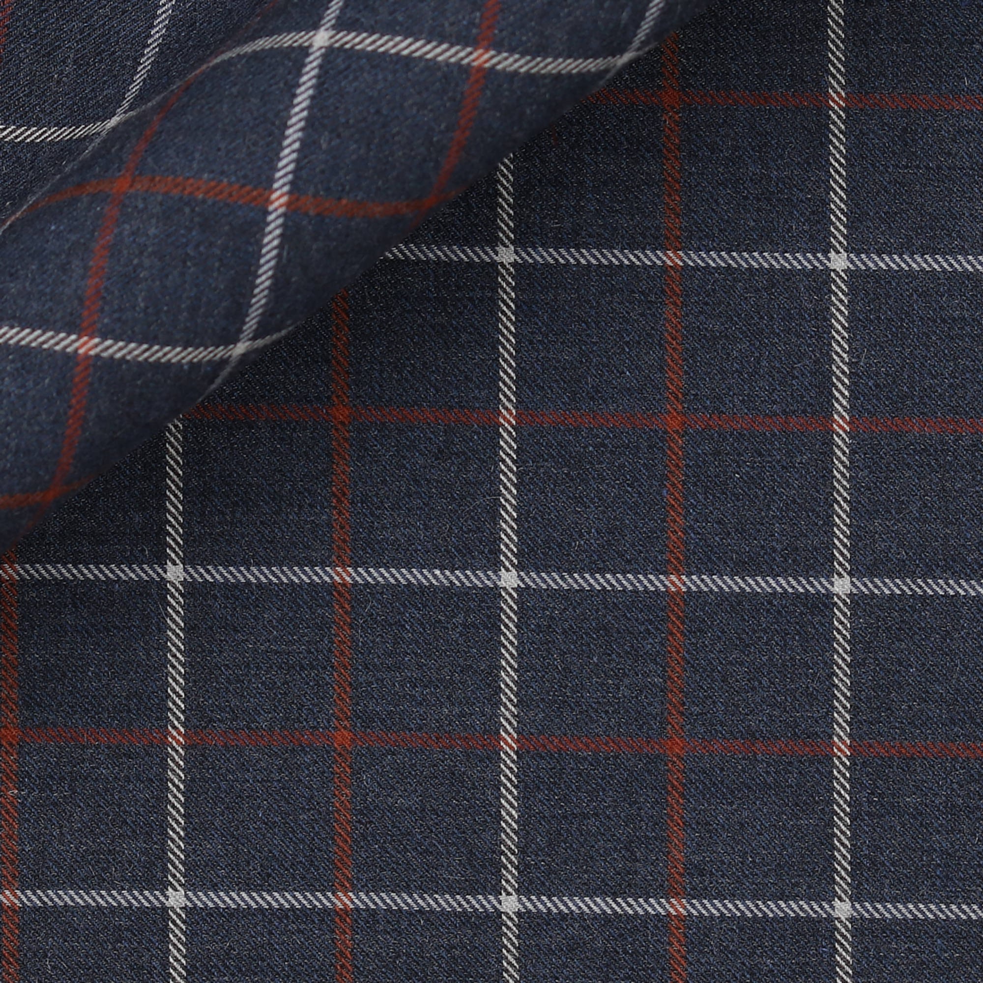 Twill Check Pattern Grey