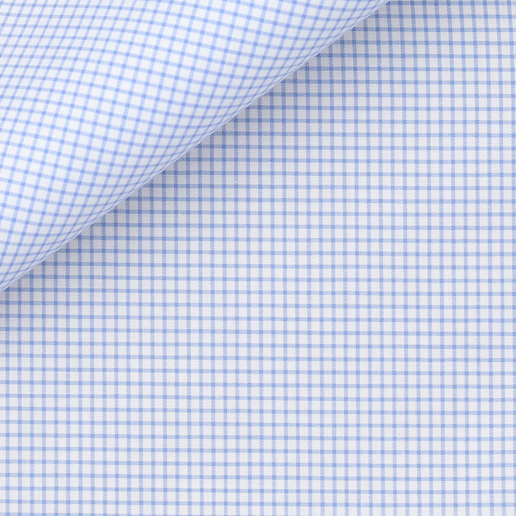 Twill Check Pattern Blue (easy care)