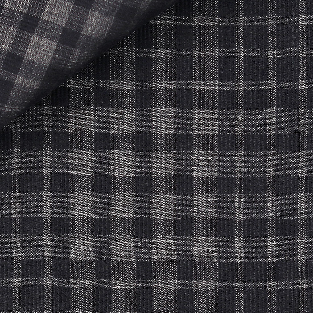 Corduroy Check Pattern Grey