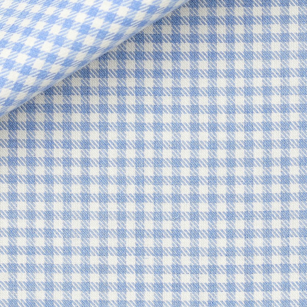 Twill Check Pattern Blue