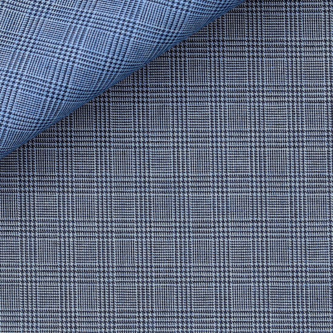 Twill Check Pattern Blue