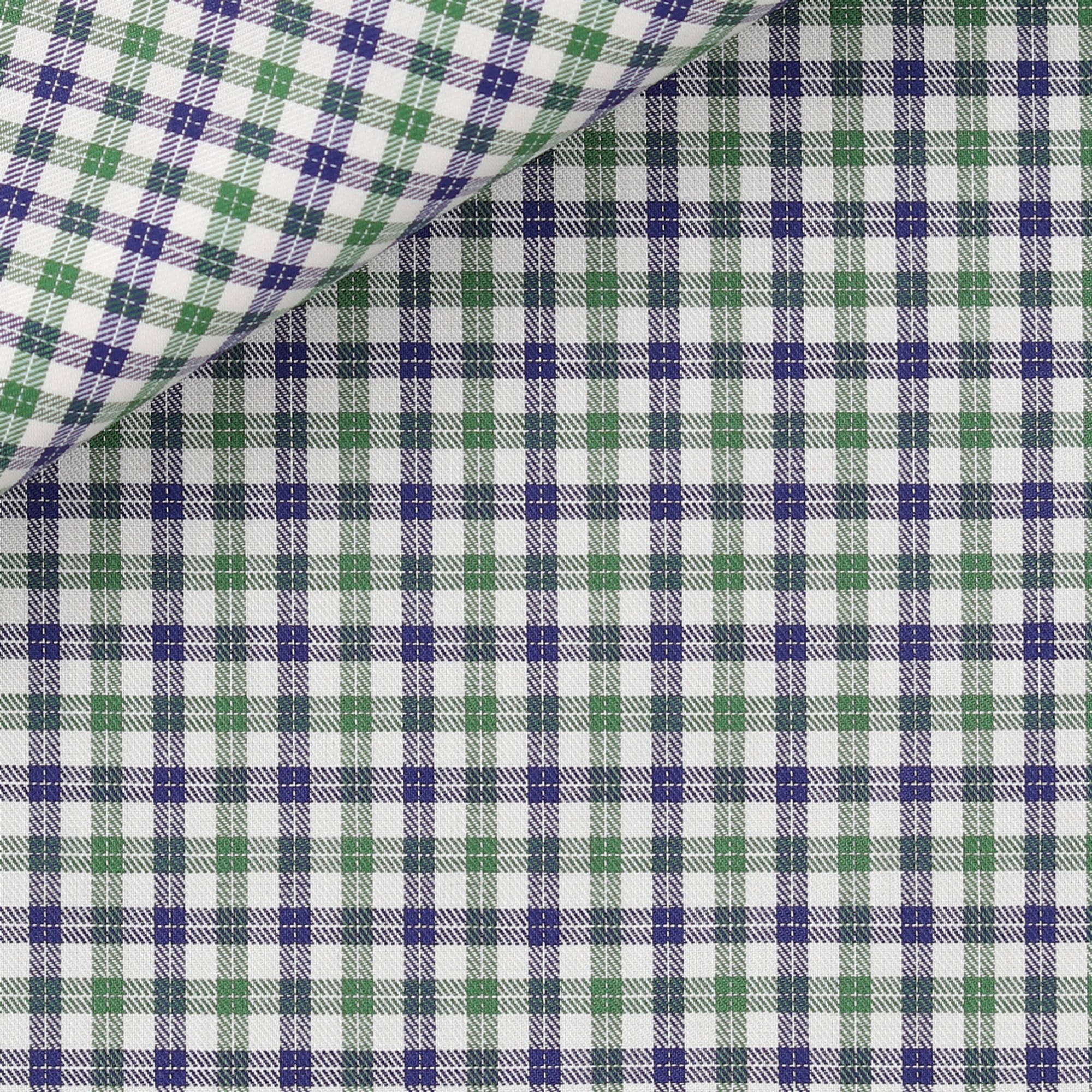 Twill Check Pattern Green