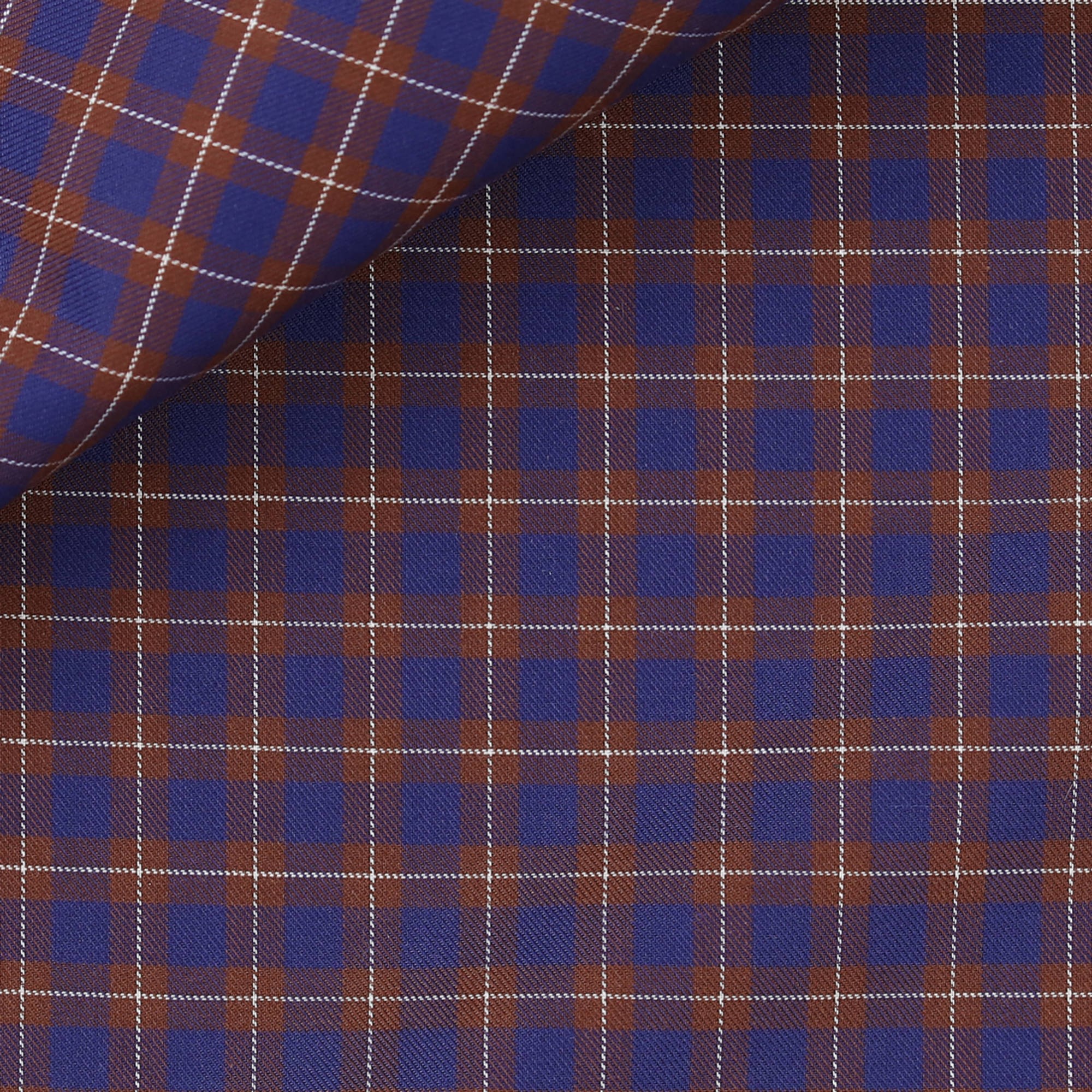 Twill Check Pattern Brown