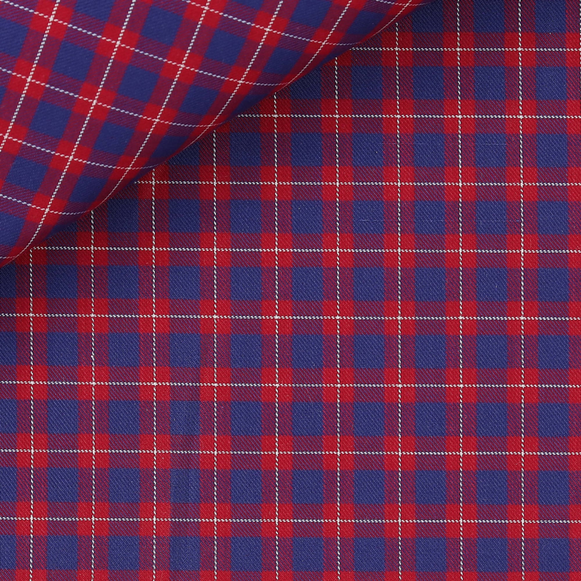 Twill Check Pattern Red