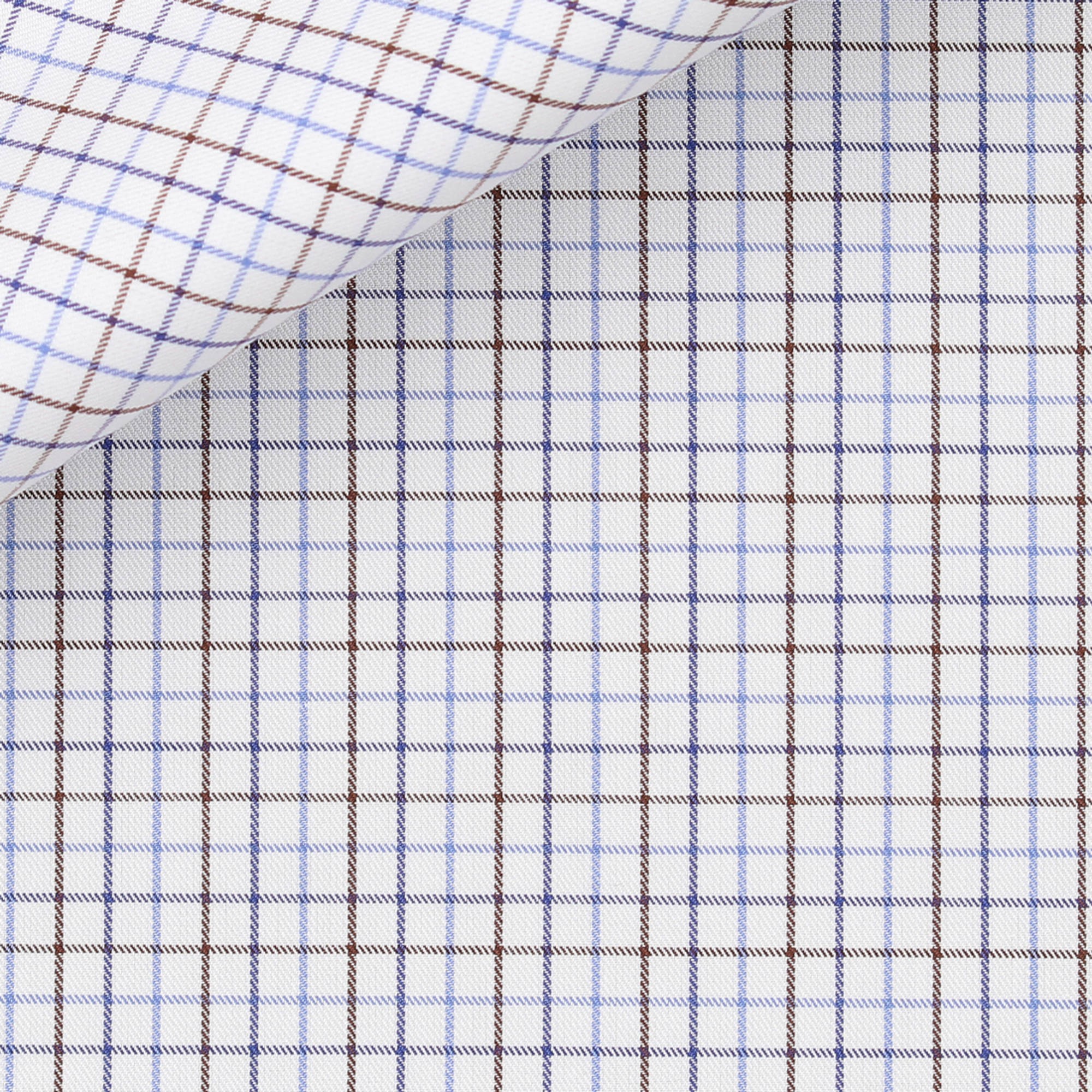 Twill Check Pattern Brown