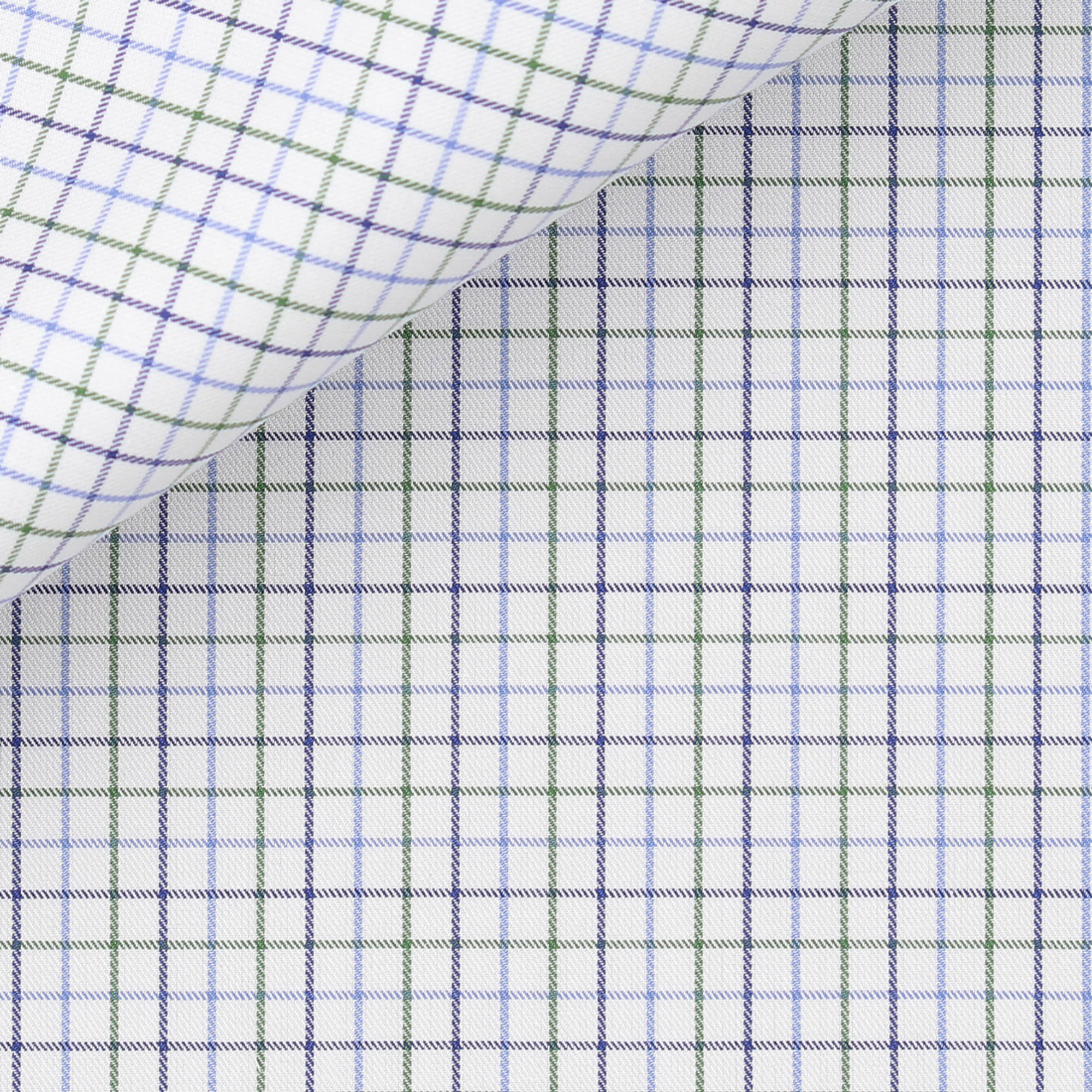 Twill Check Pattern Green