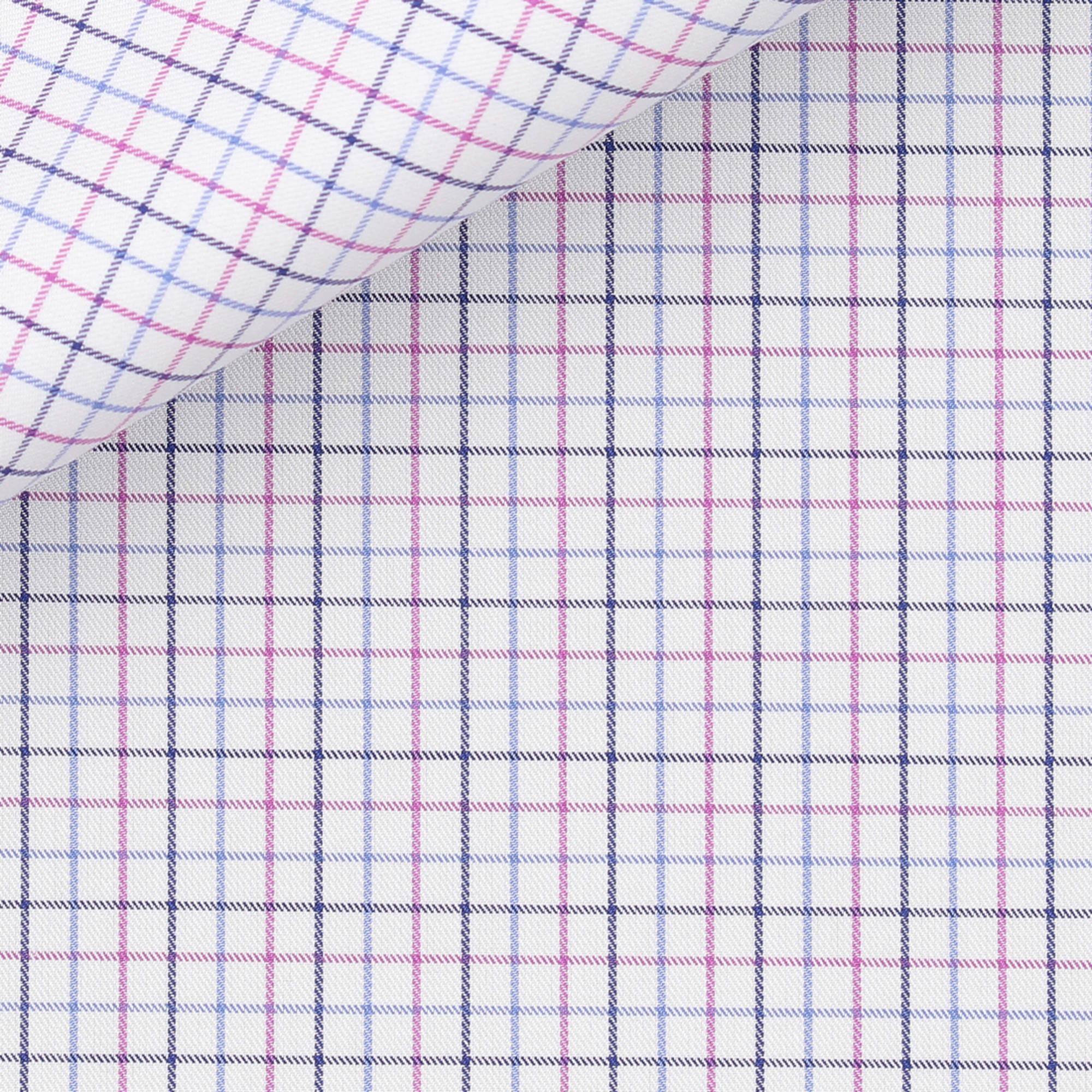 Twill Check Pattern Purple