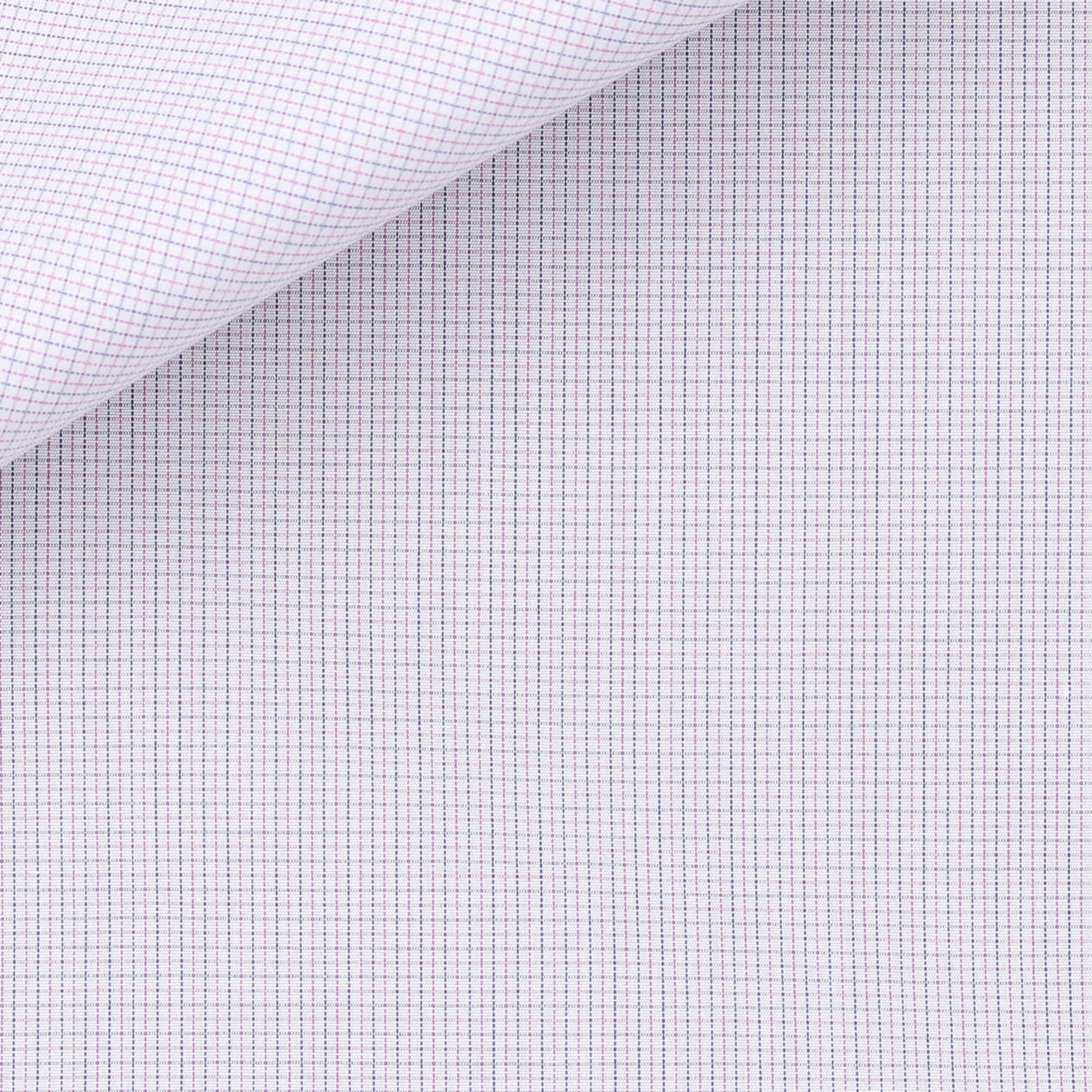 Poplin Check Pattern Purple