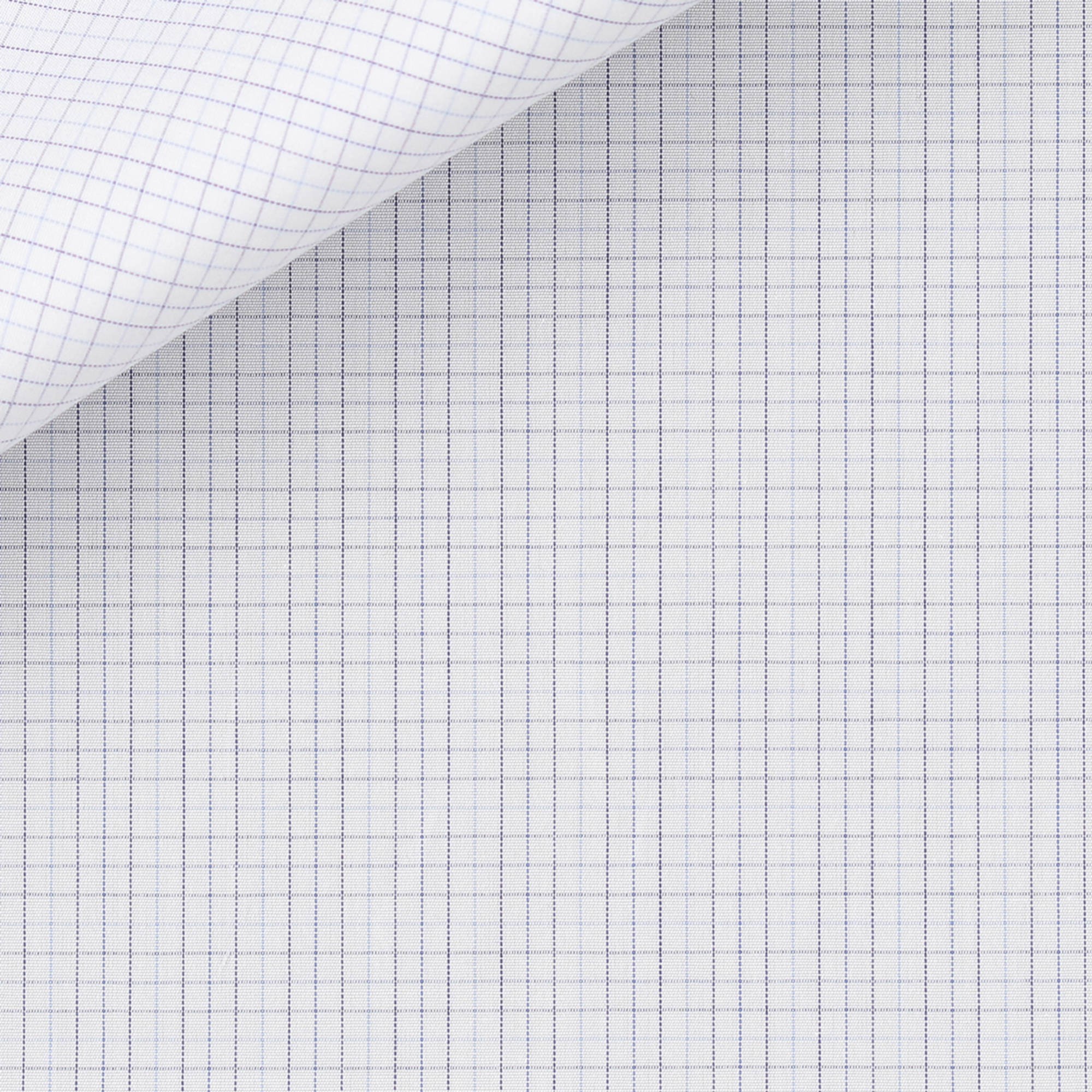 Poplin Check Pattern Blue