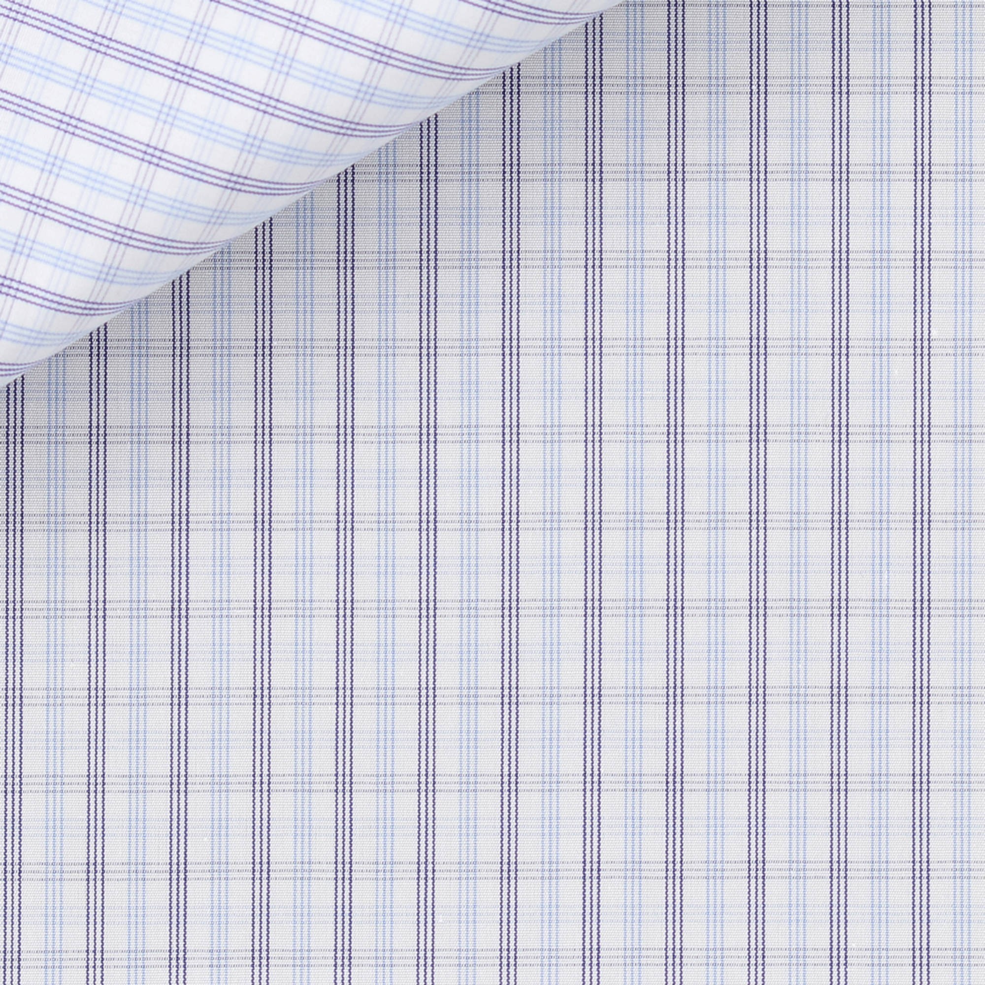 Poplin Check Pattern Blue