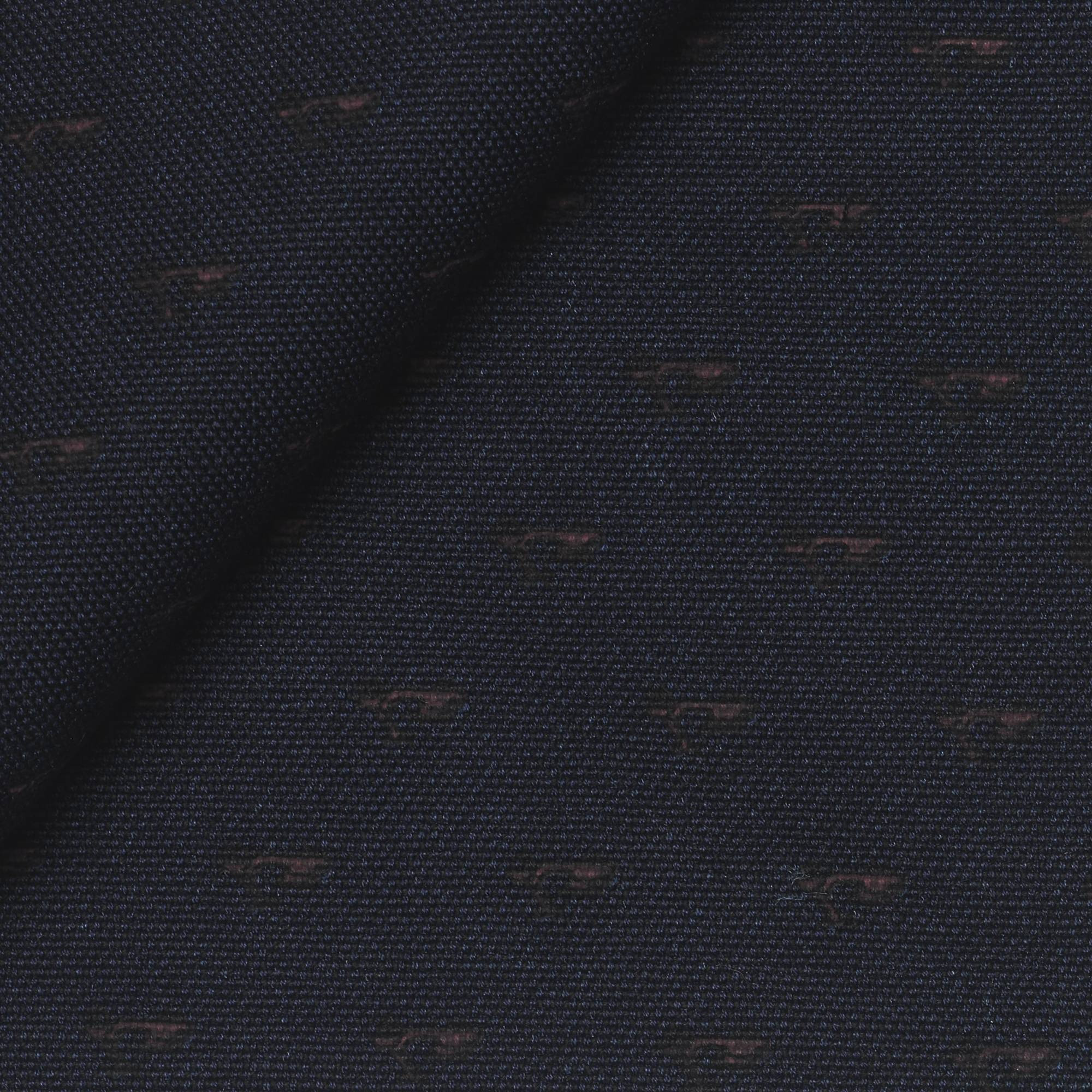 Blue Brown Pattern Oxford