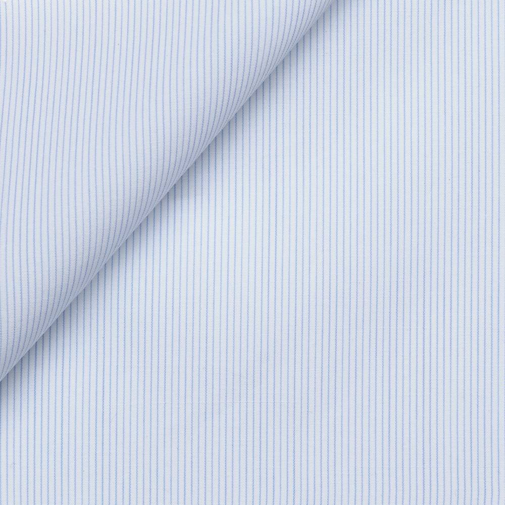 Blue Stripes Poplin