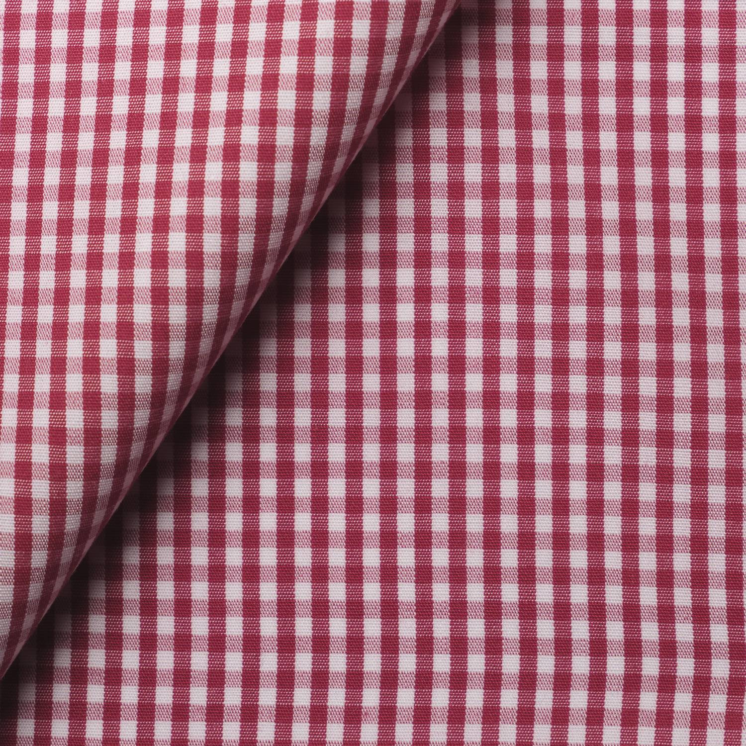Red Check Poplin