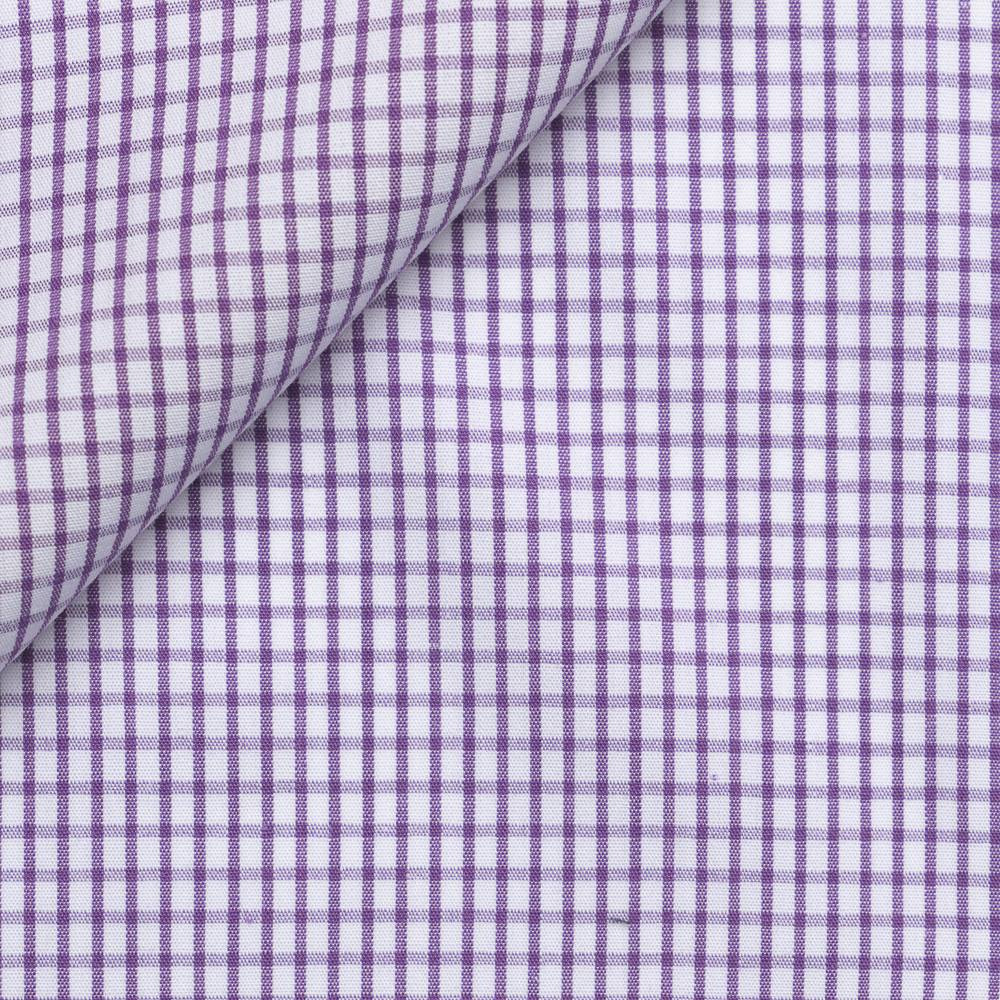 Poplin Check Pattern Purple