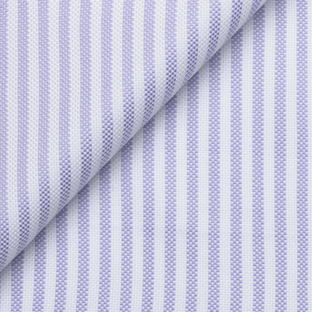 Purple Stripes Oxford