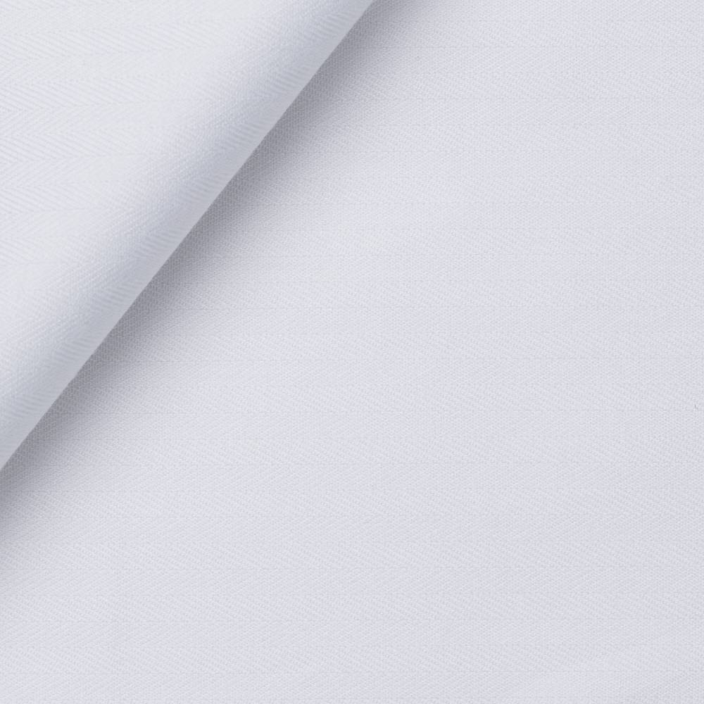 Plain White Herringbone