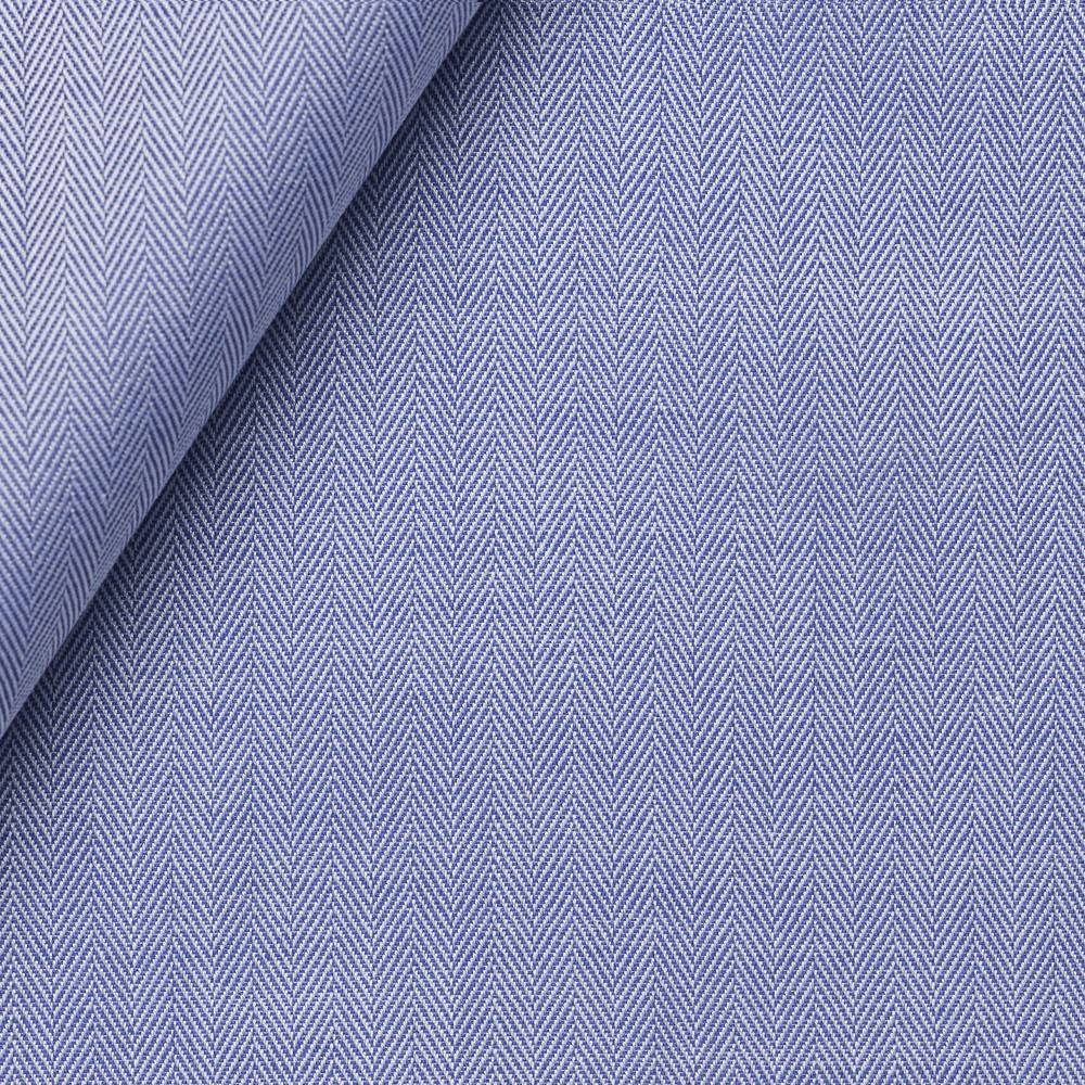 Plain Blue Herringbone