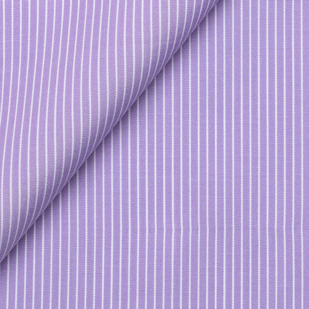 Purple Stripes Poplin