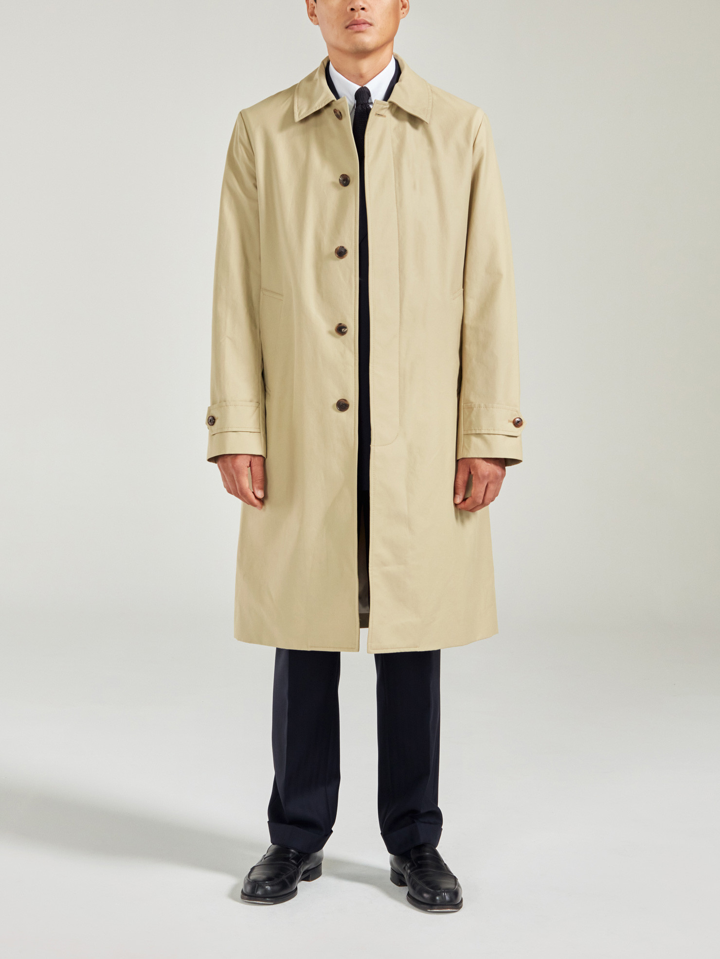 Car Coat Cotton Beige MAOC0056 Swann