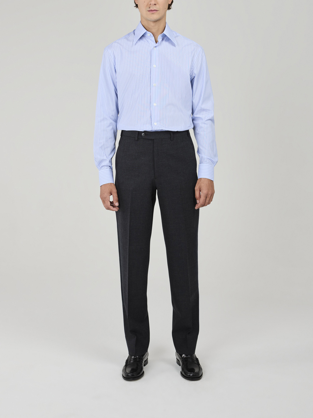 Dark Grey Fresco Trousers