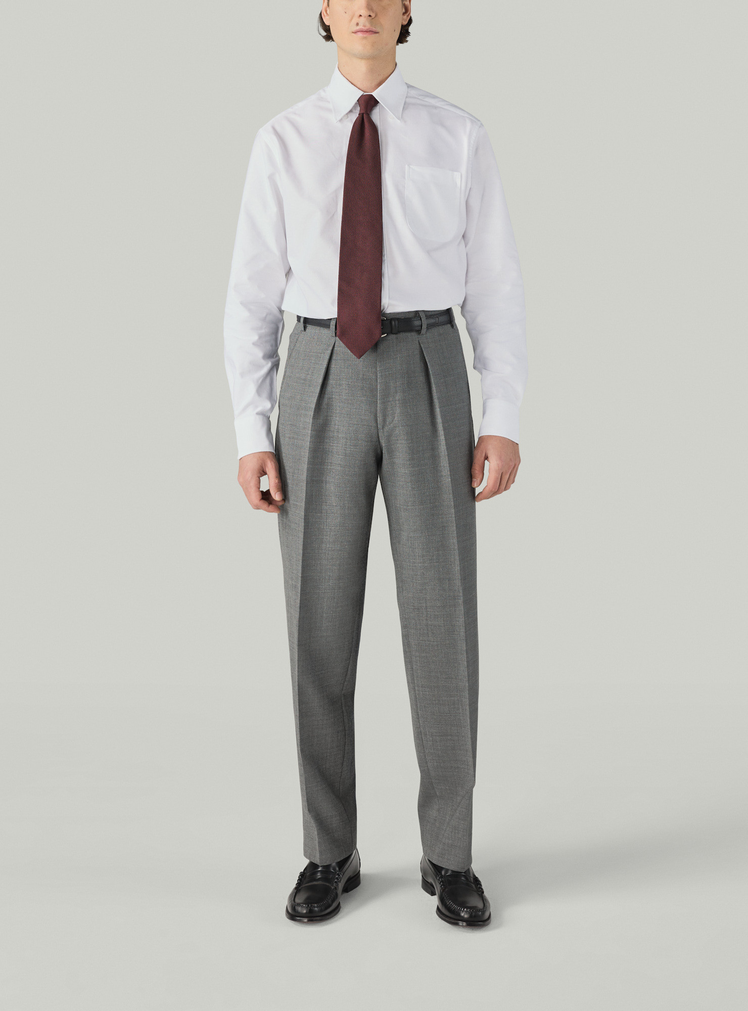 Mid-Grey Fresco Trousers