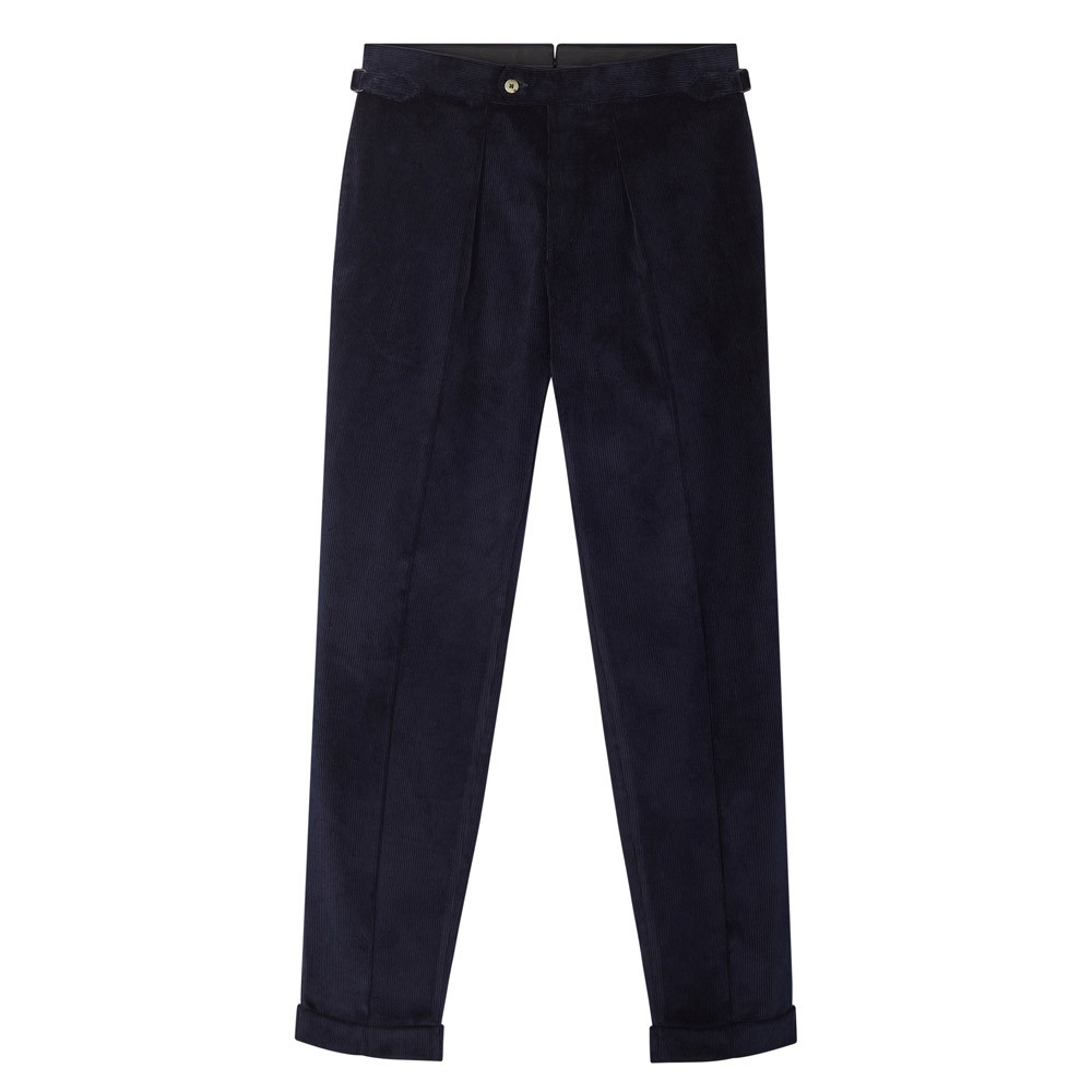 Navy corduroy pants