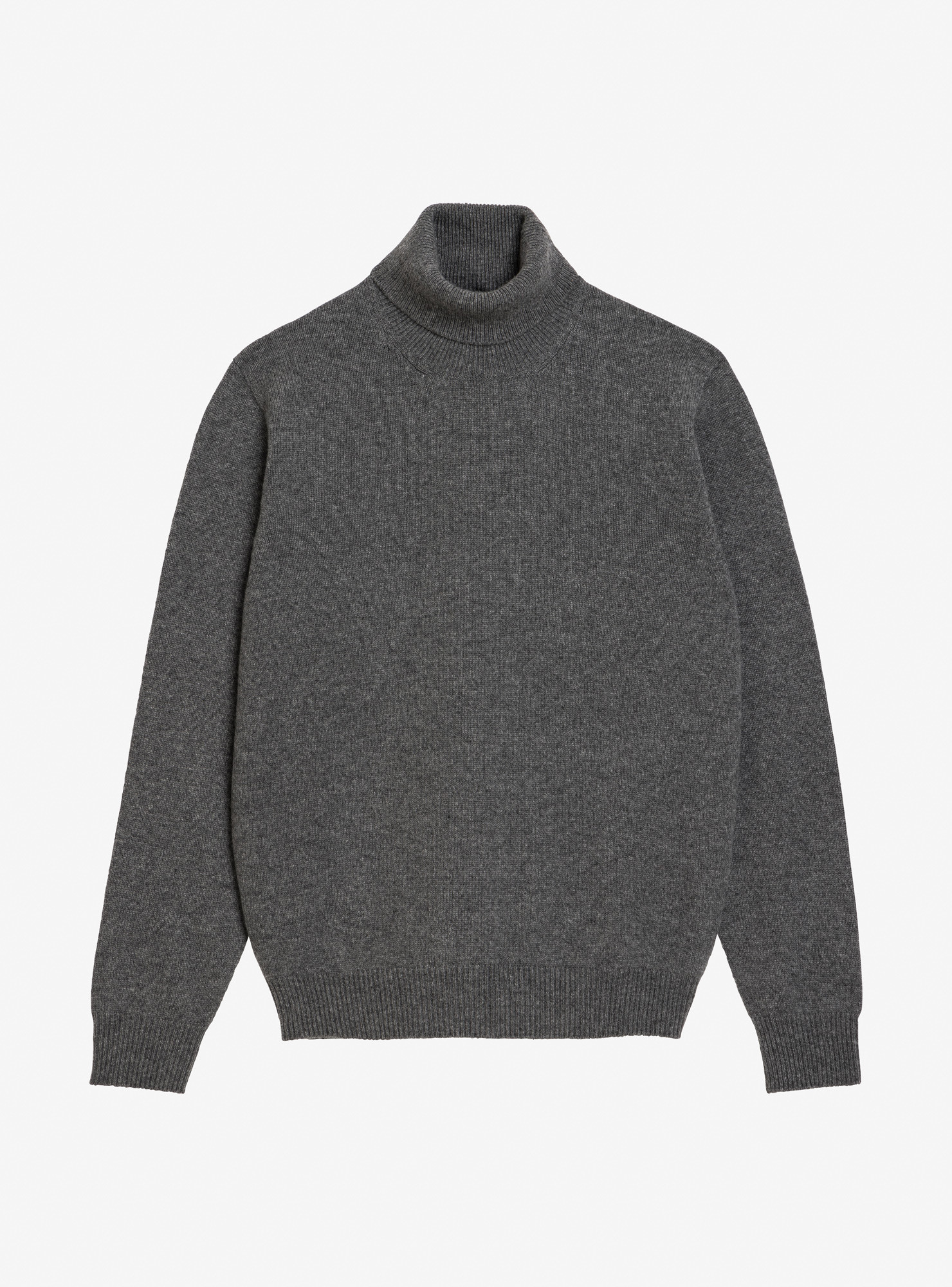 Medium Grey Roll Neck Pullover