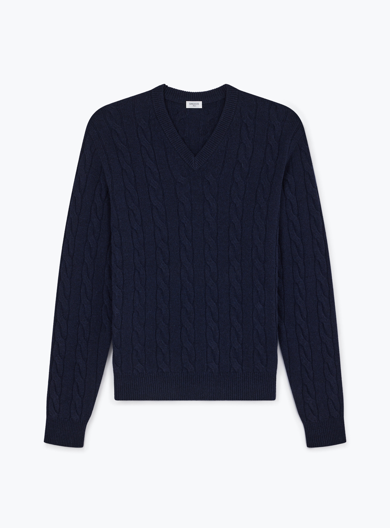 Navy V-Neck Pullover