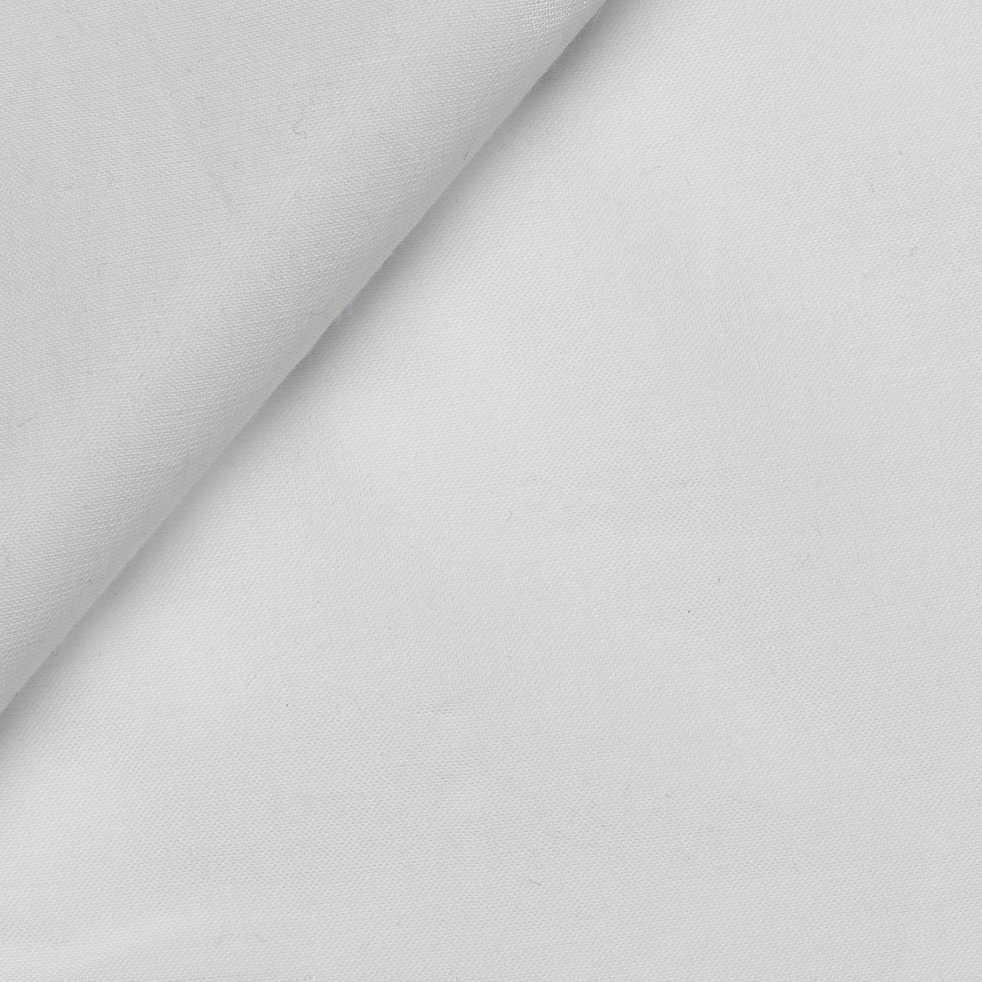 Plain White Poplin