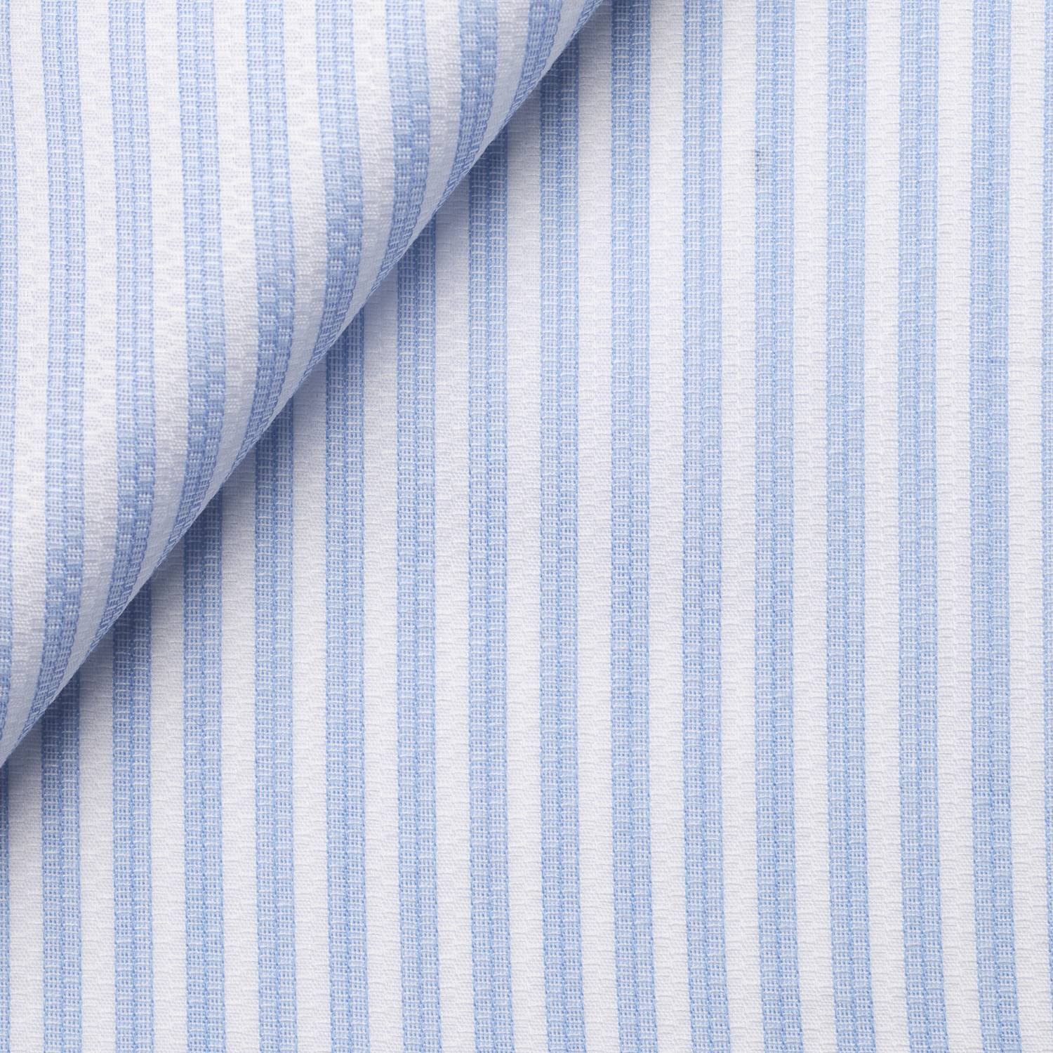 Blue Stripes Mixed Weave