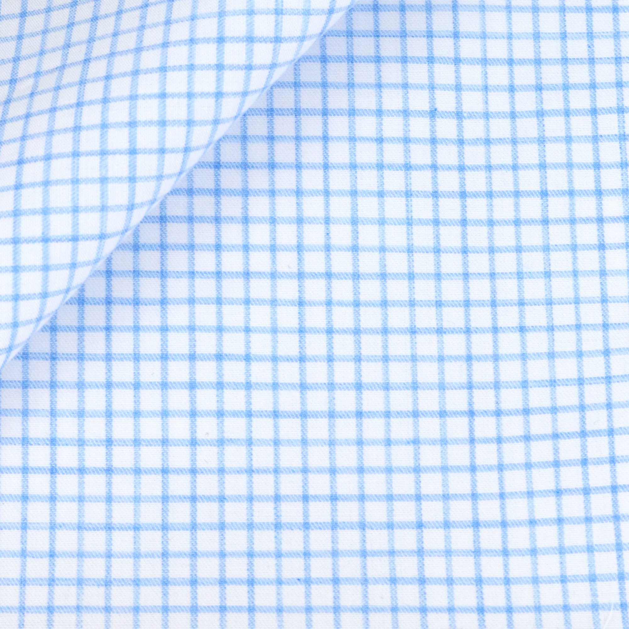 Twill Check Pattern Blue