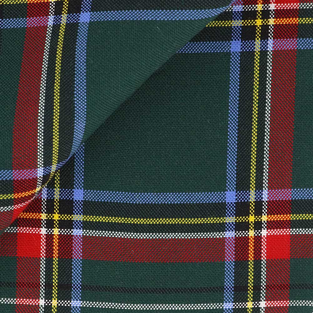 Green Red Check Pattern Oxford