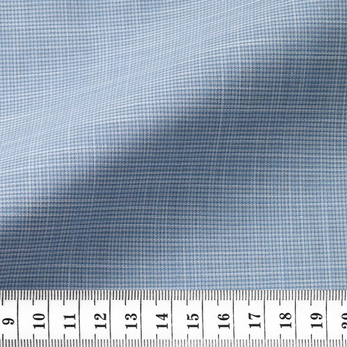 Chambray Check Pattern Blue