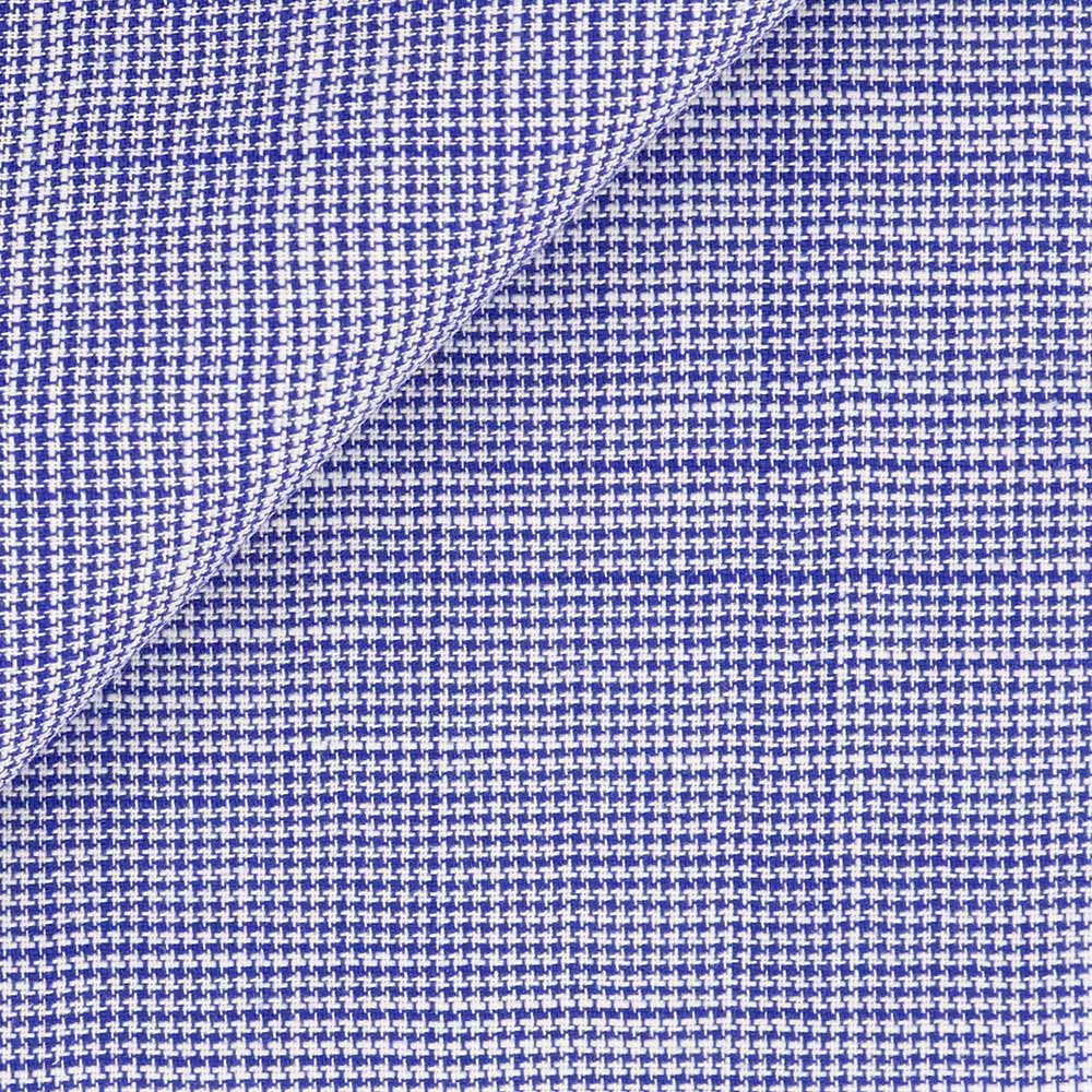 Chambray Check Pattern Blue
