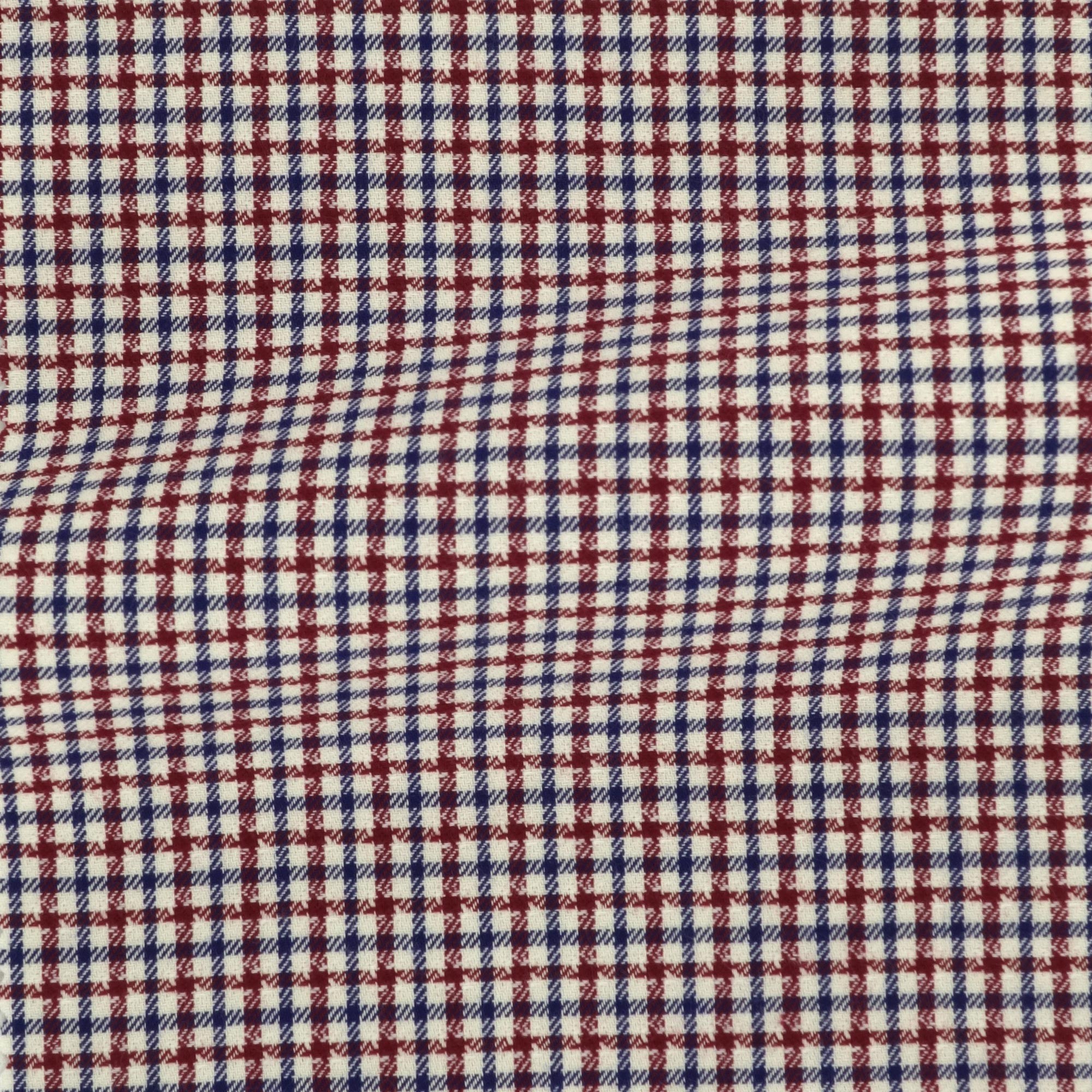 Twill Check Pattern Blue Red