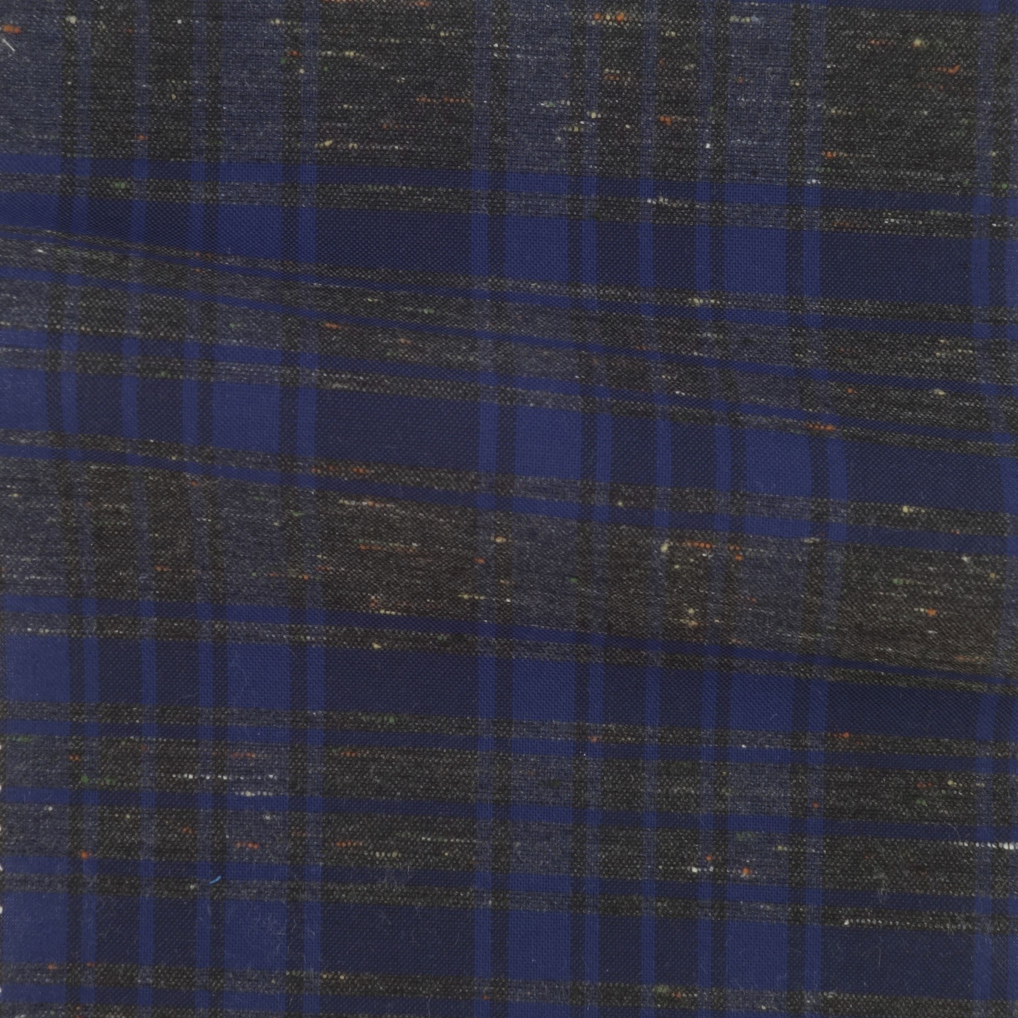 Oxford Check Pattern Blue Brown