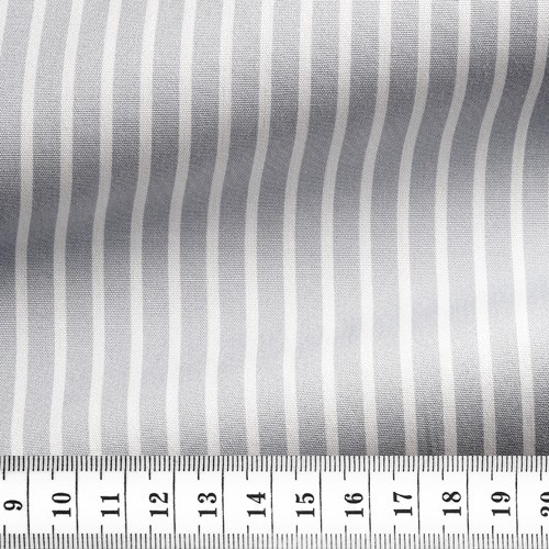 Poplin Stripes Grey