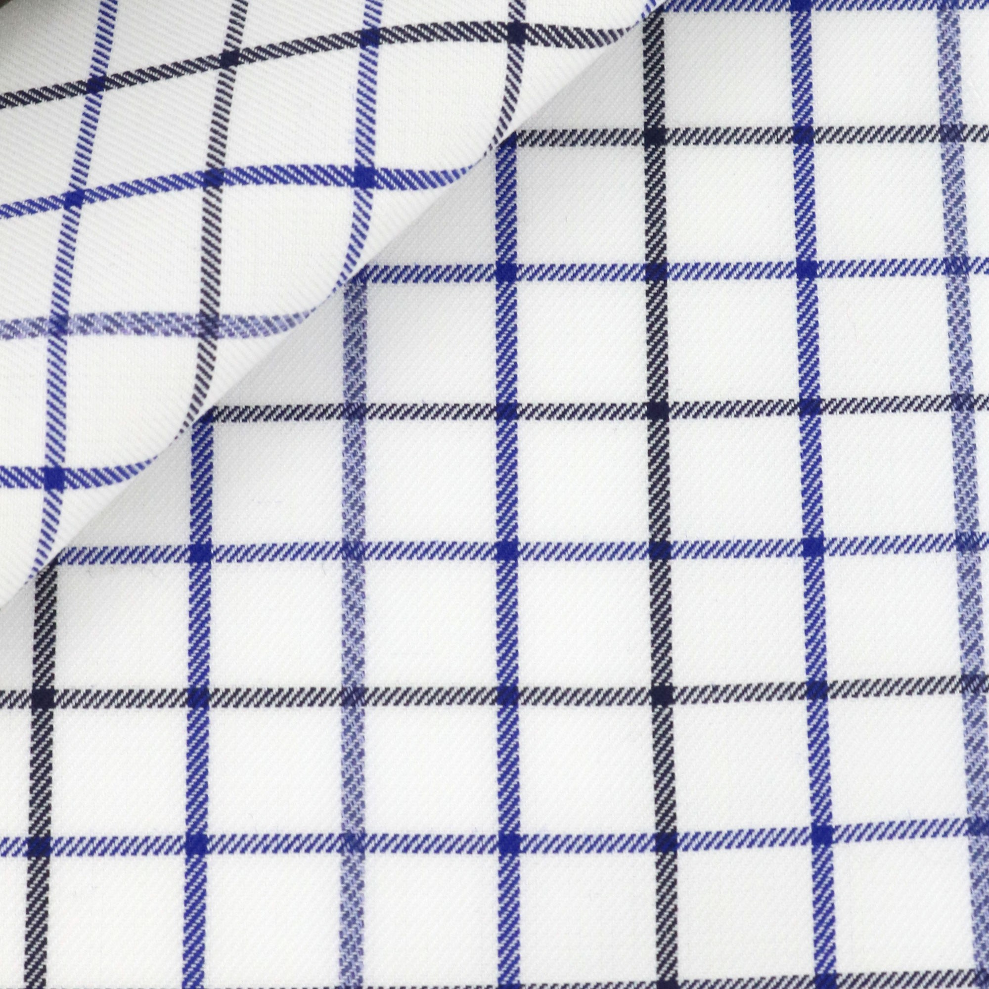 Twill Check Pattern Blue