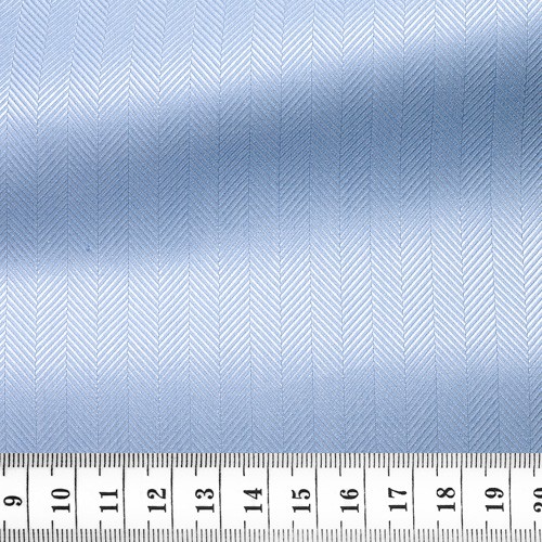 Herringbone Plain Blue