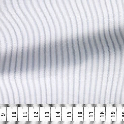 Poplin Stripes Blue White