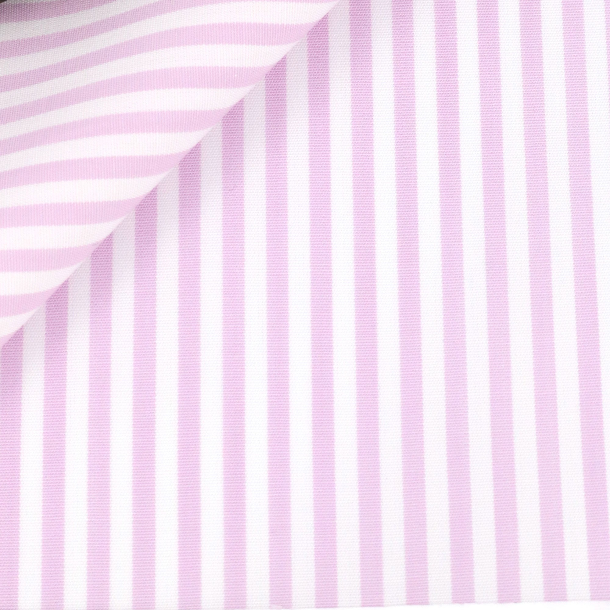 Poplin Stripes Mauve