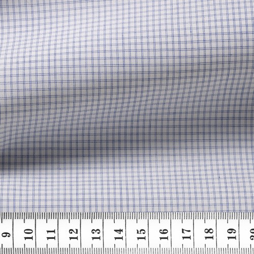 Poplin Check Pattern Blue