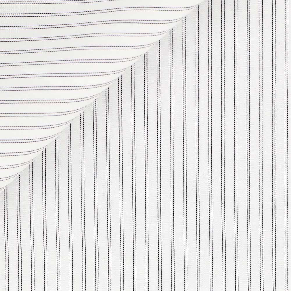 Black Stripes Poplin  