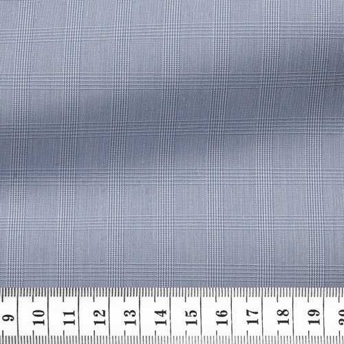 End on End Check Pattern Blue