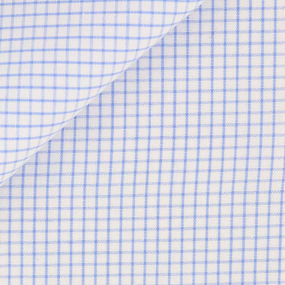 Poplin Check Pattern Blue