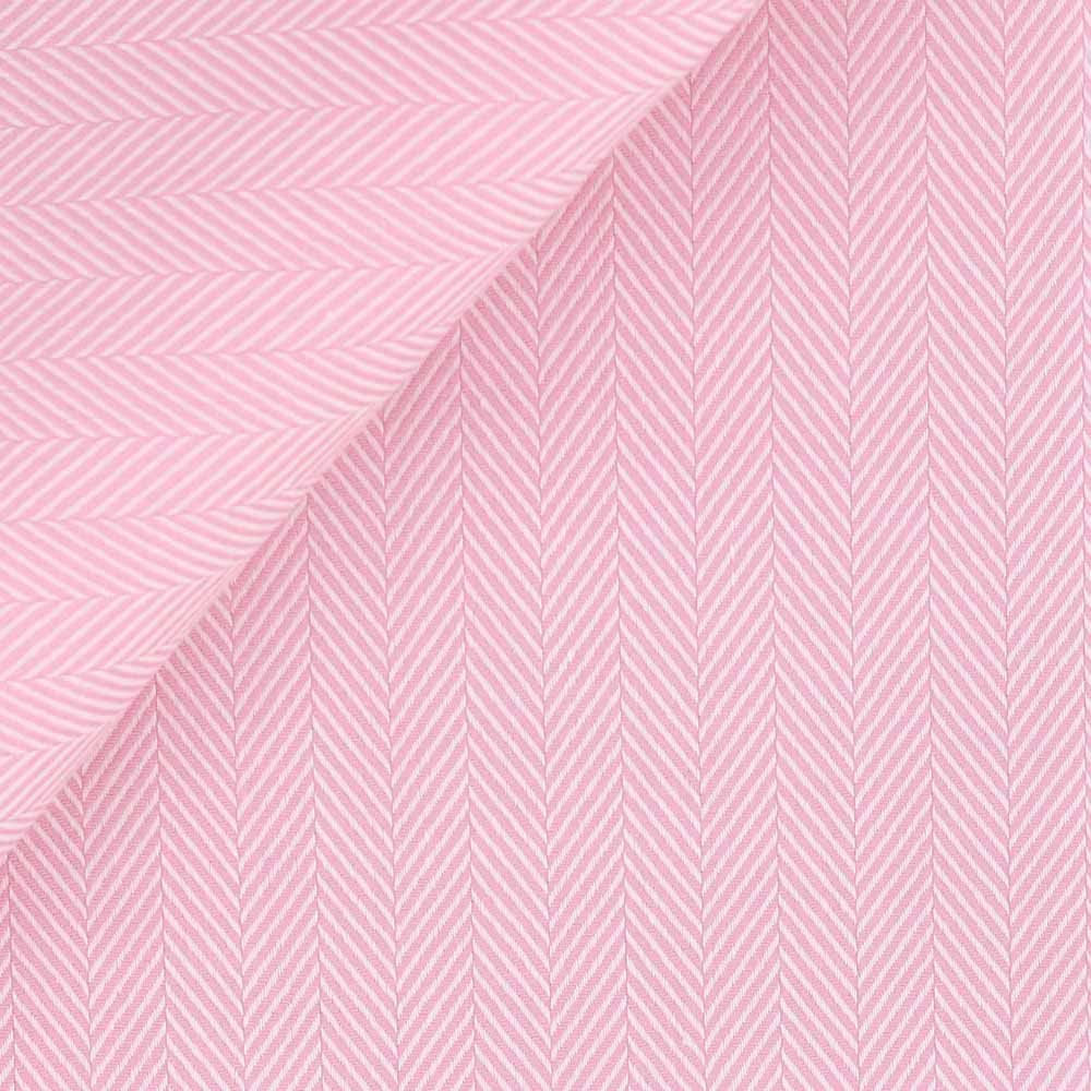 Herringbone Plain Pink